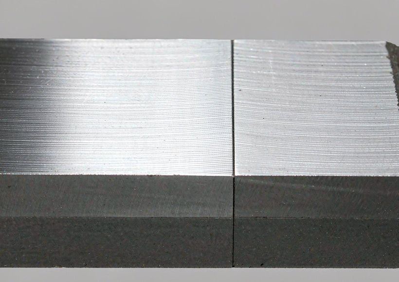 Clad plate cross-section