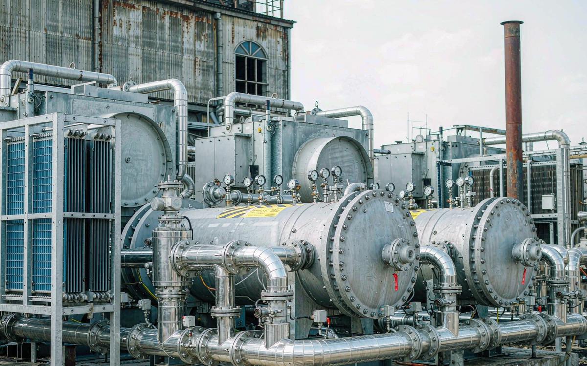Hydrogen compressor station piping